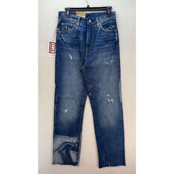 LEVI'S VINTAGE 1950'S 701 SELVEDGE JEANS WOMEN'S 28 MADE IN TURKEY 507010032